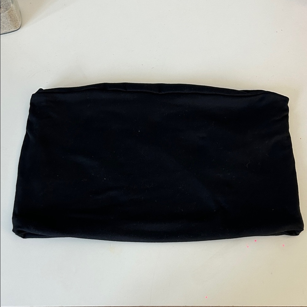 Black Strapless Bandeau Tube Top